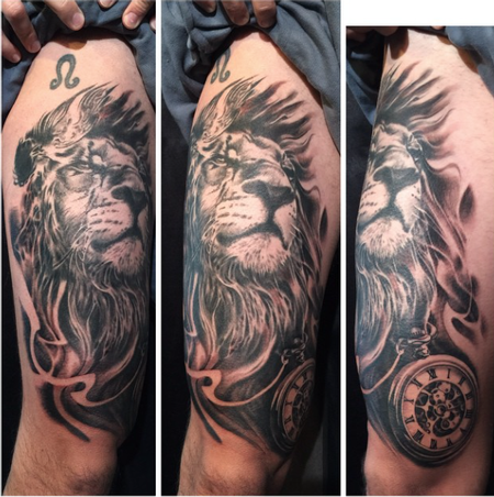 Tattoos - Lion - 101715